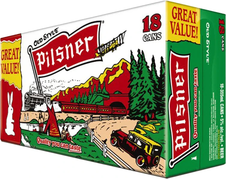 OLD STYLE PILSNER 355ML 18PK CAN