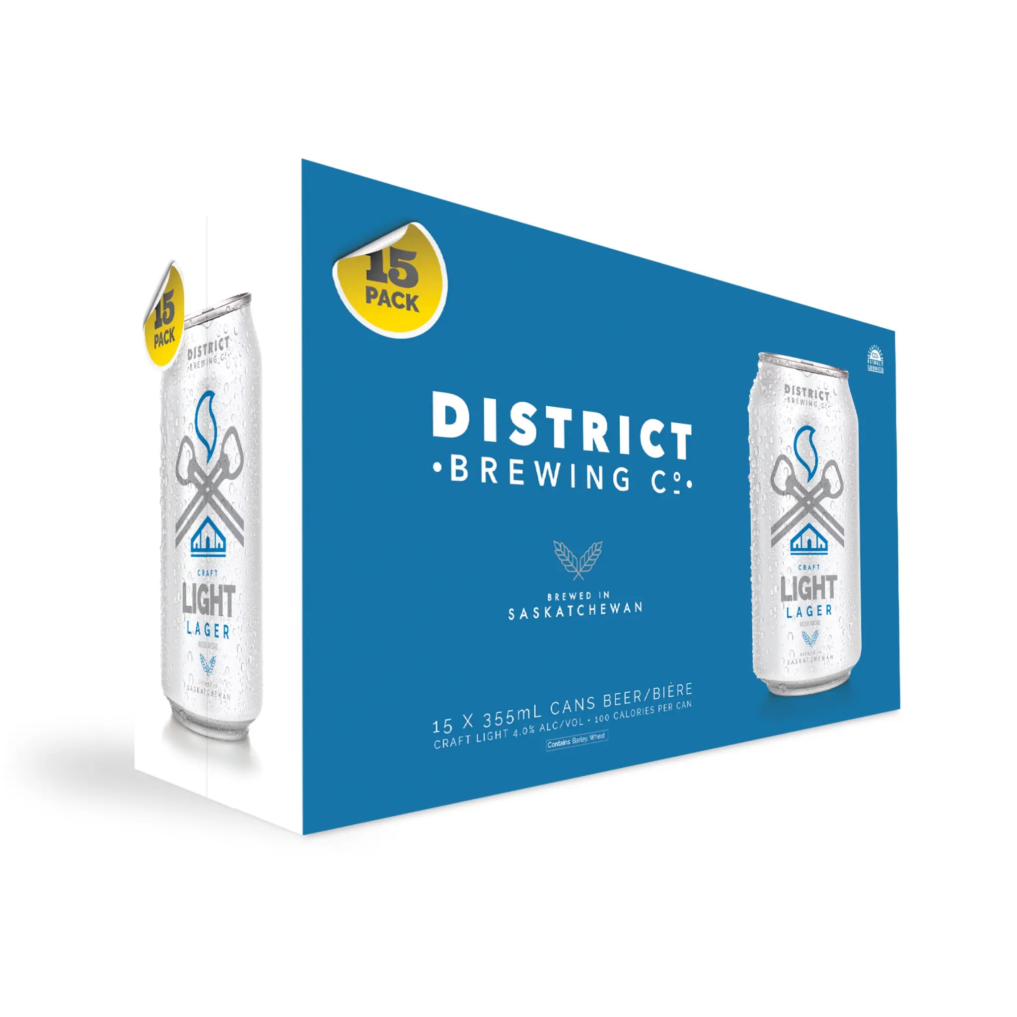 DISTRICT NORTHERN LIGHT 355ML 15PK CAN
