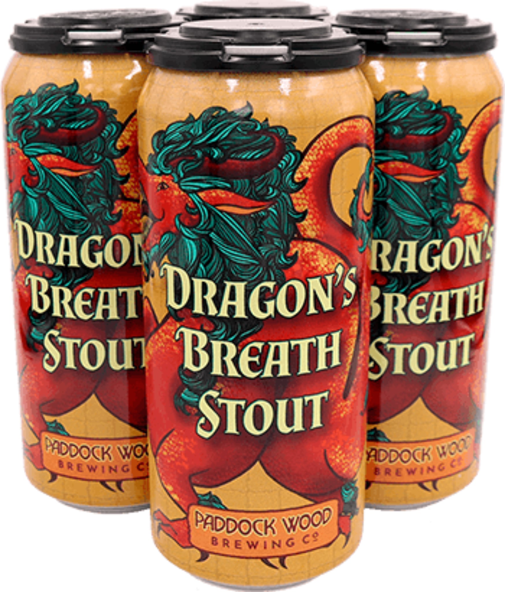 PADDOCK WOOD DRAGONS BREATH STOUT 473ML 4PK CAN