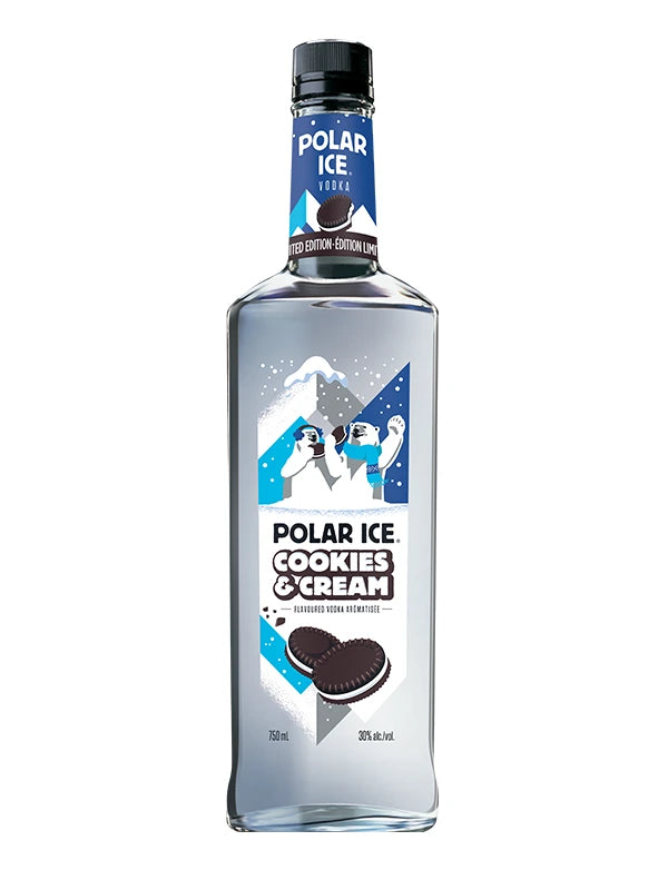 POLAR ICE COOKIES & CREAM VODKA 750ML