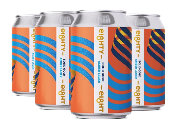 88 SOLID GOLD AMBER LAGER 355ML 6PK CAN