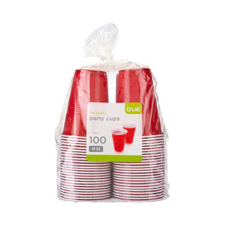 TRUE RED PLASTIC PARTY CUP 100PK @ Saskatoon [1061090]