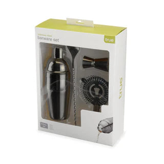 TRUE STAINLESS BARWARE SET GUNMETAL