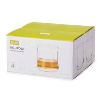 TRUE JEFFERSON BOURBON GLASSES 4PK
