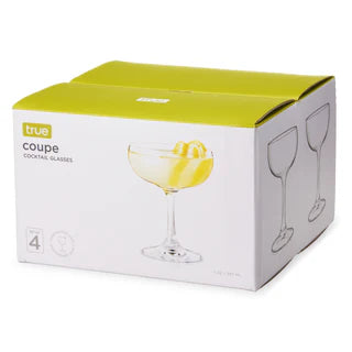 TRUE PRESTIGE COUPE GLASSES 4PK
