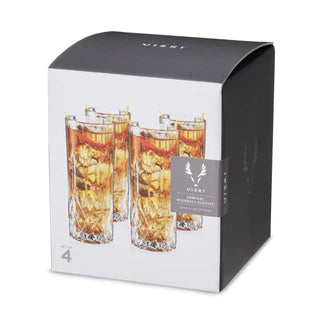 VISKI ADMIRAL HIGHBALL GLASSES 4PK