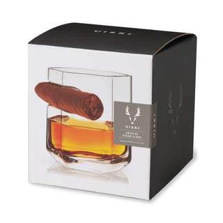 VISKI CRYSTAL CIGAR GLASS