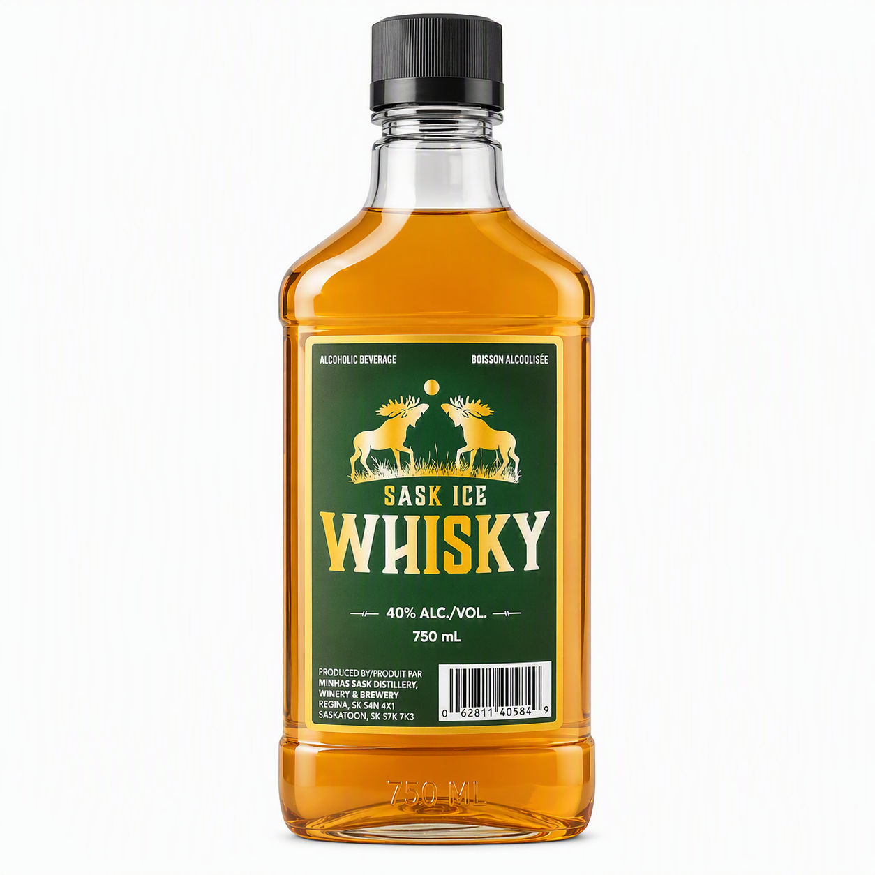 SASK ICE SPICED RUM 750ML PET