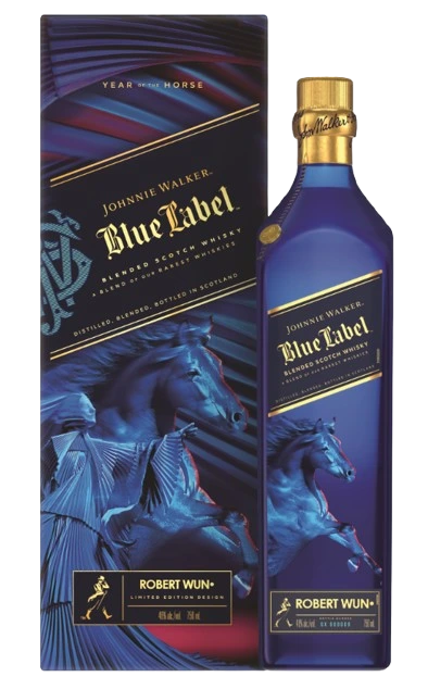 JOHNNIE WALKER BLUE LUNAR HORSE SCOTCH WHISKY 750ML