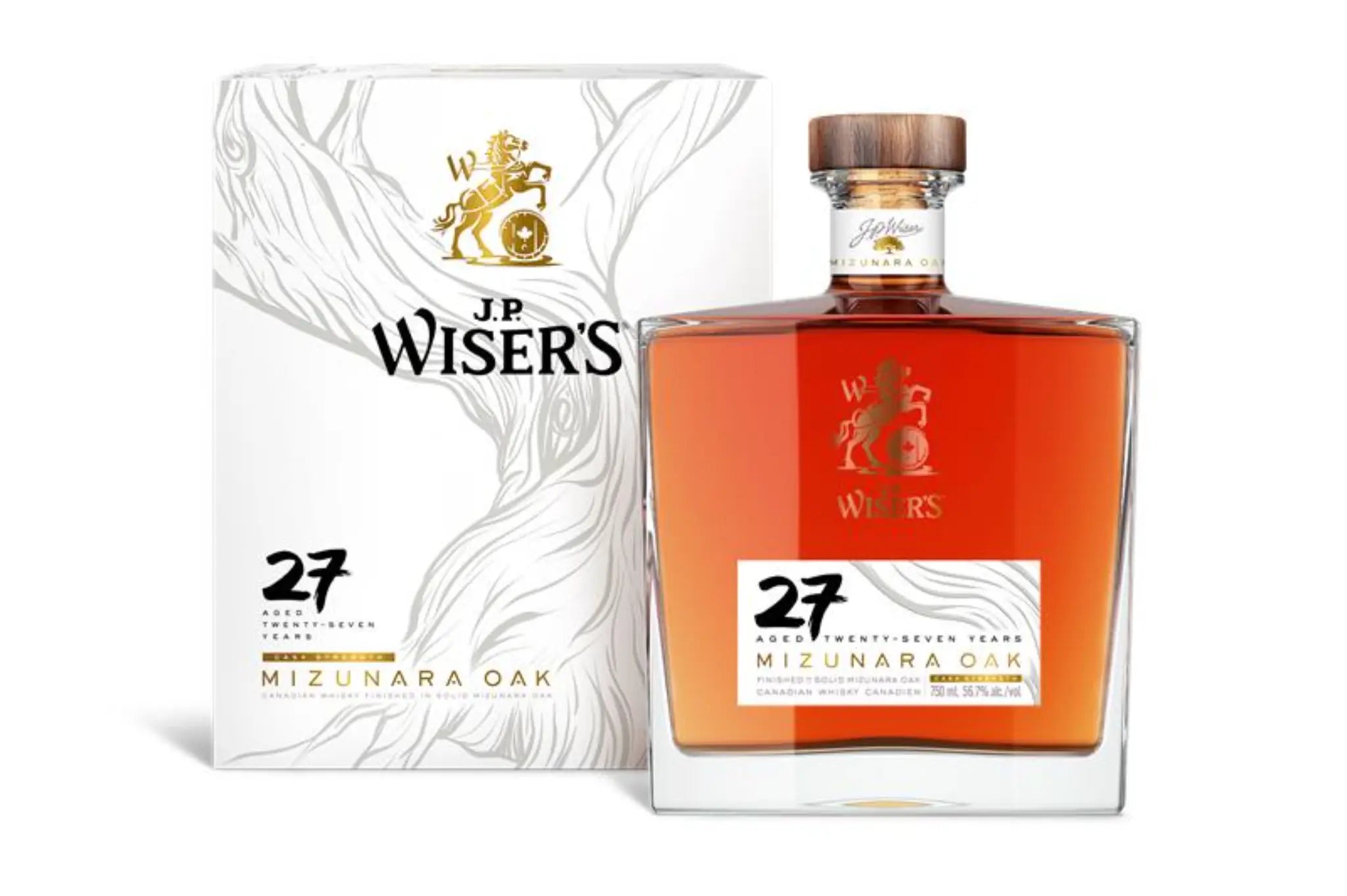 WISERS 27YR MIZUNARA OAK CANADIAN WHISKY 750ML @ Kelowna [1061421]