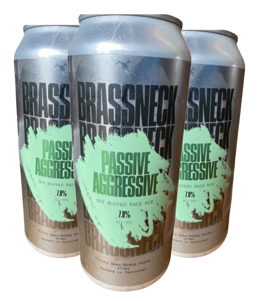 BRASSNECK PASSIVE AGGRESSIVE PALE ALE 473ML 4PK CAN