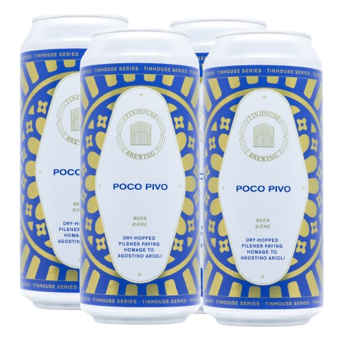 TINHOUSE POCO PIVO PILSNER 473ML 4PK CAN