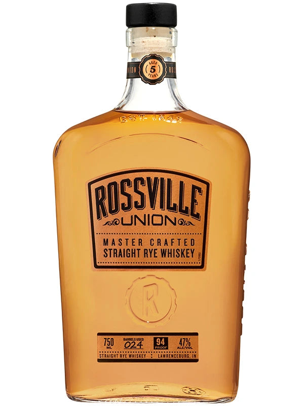 ROSSVILLE UNION MASTER CRAFTED RYE WHISKEY 750ML