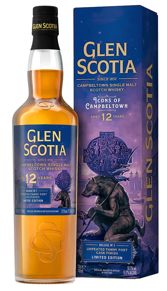 GLEN SCOTIA ICONS OF CAMPBELTOWN #3 WULVER SINGLE MALT 700ML