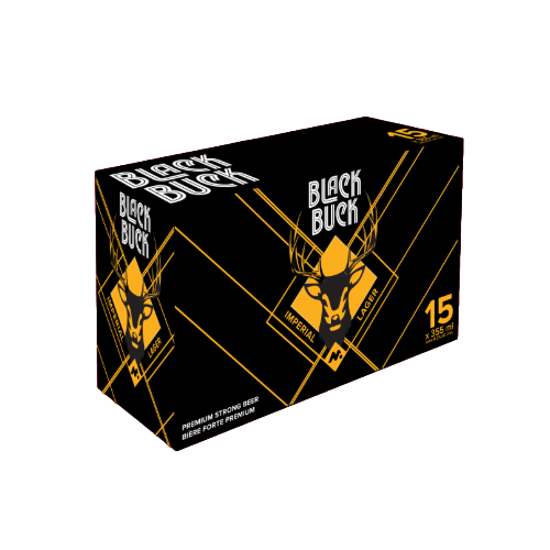 META BLACK BUCK STRONG BEER 355ML 15PK CAN