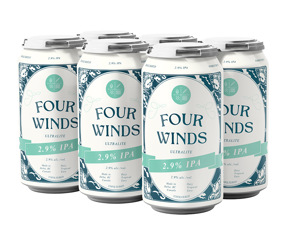 FOUR WINDS ULTRA LITE IPA 355ML 6PK CAN @ Kelowna [1062709]