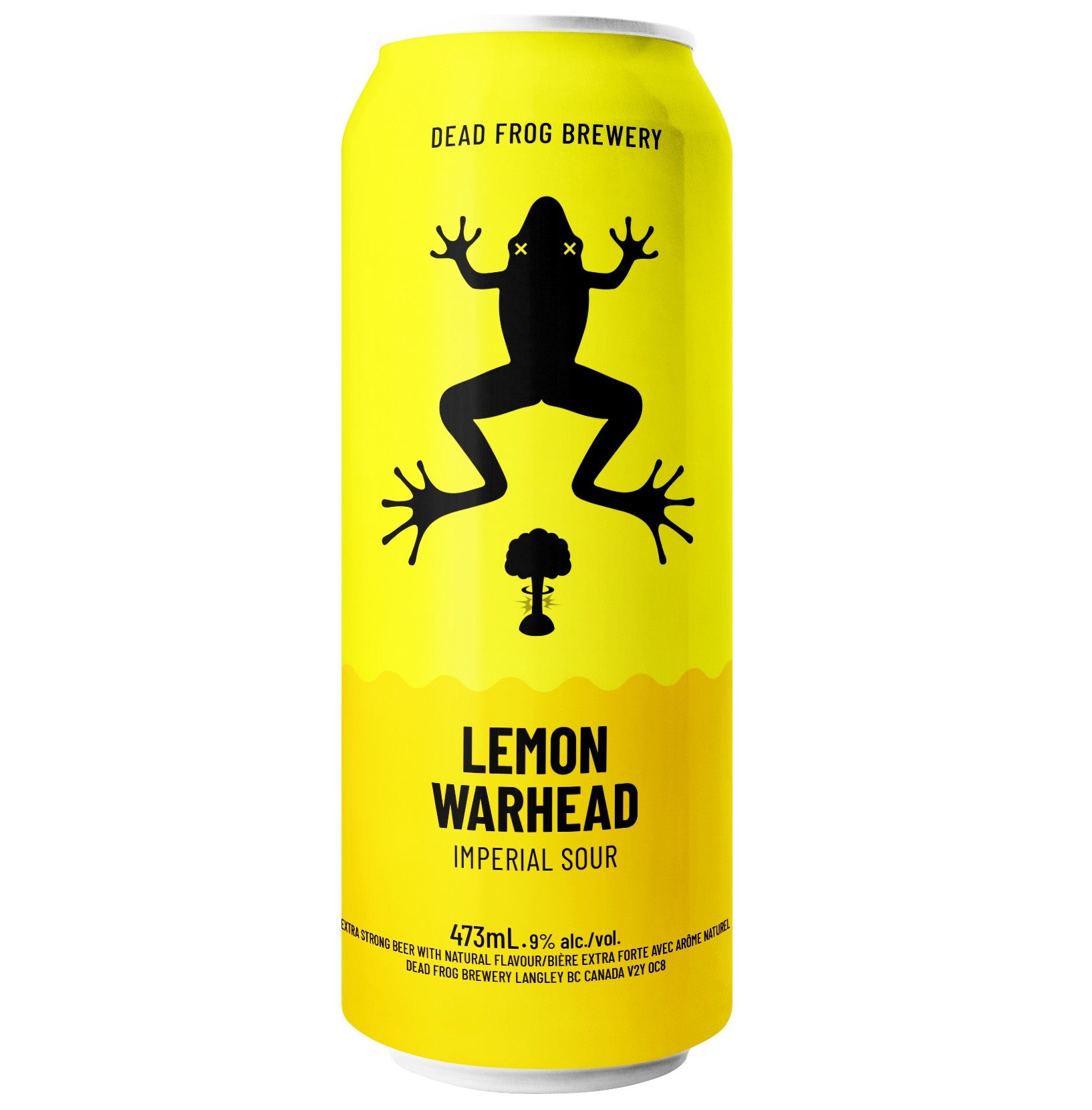 DEAD FROG LEMON WARHEAD IMPERIAL SOUR 473ML CAN