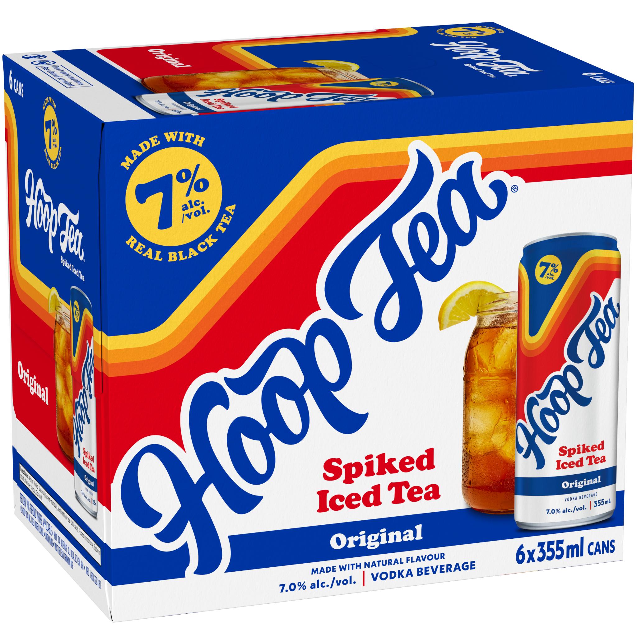 HOOP TEA SPIKED ICED TEA 7% 355ML 6PK CAN @ Kelowna [1062715]