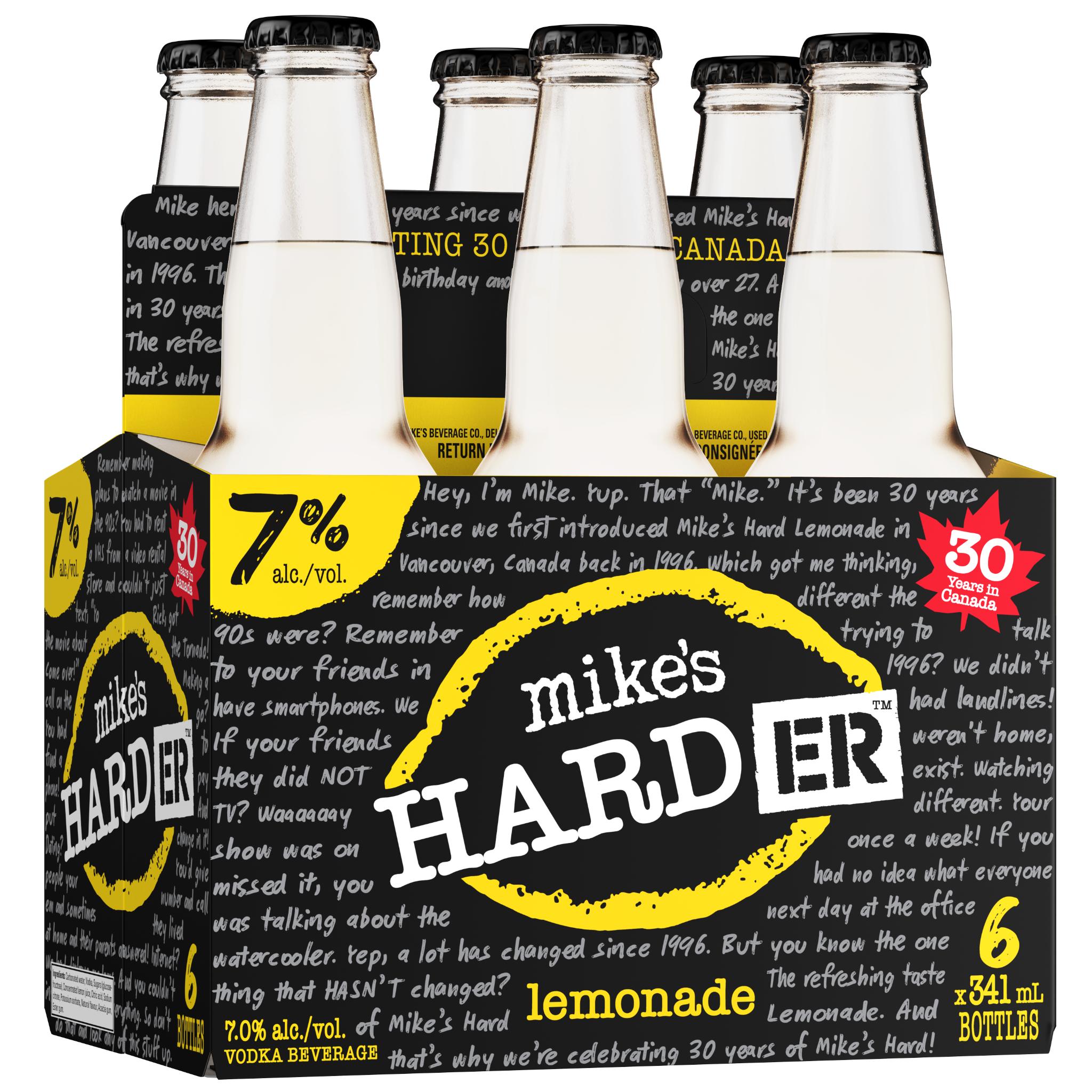 MIKES HARDER 7% LEMONADE 341ML 6PK BT