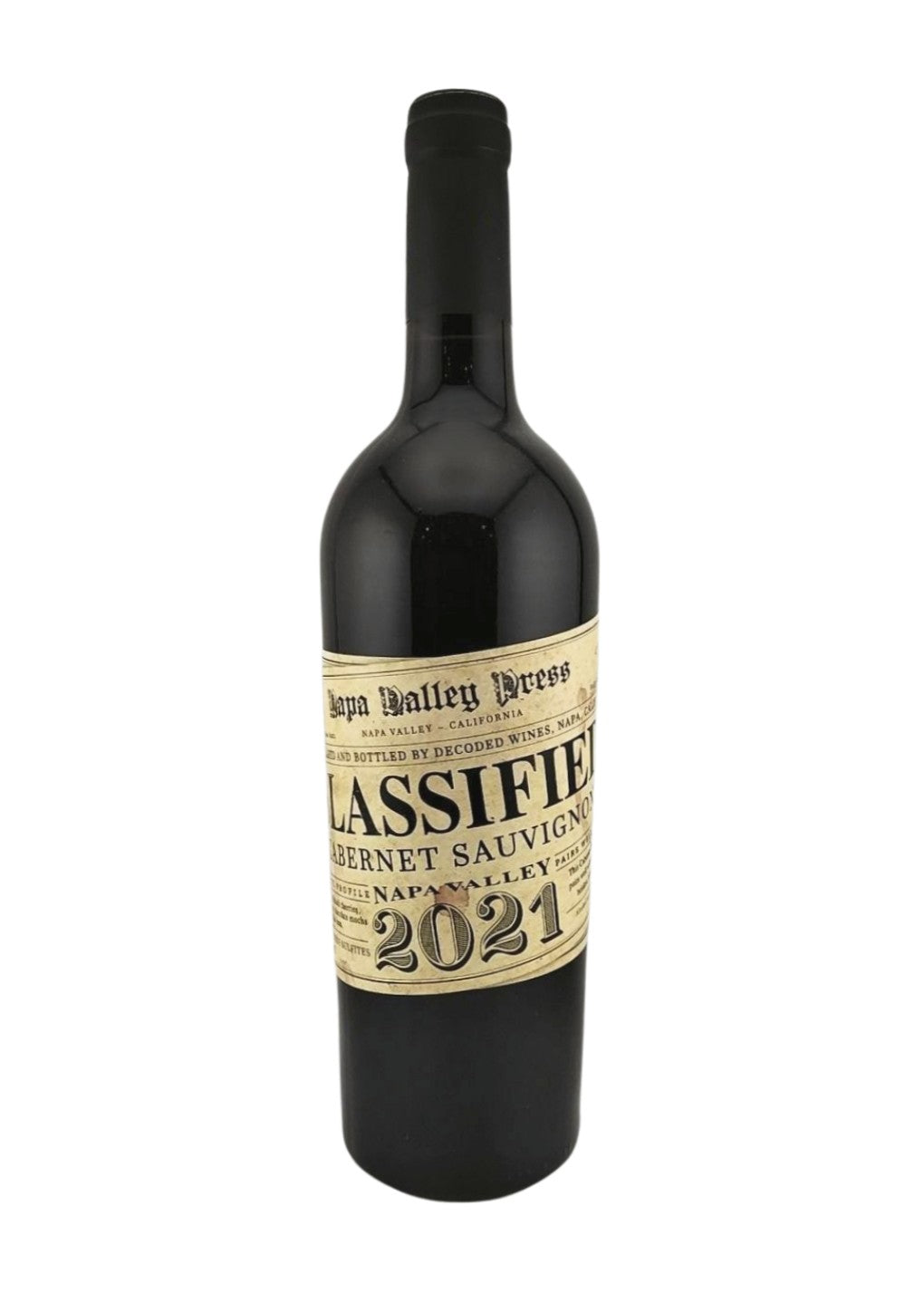 CLASSIFIED NAPA CABERNET SAUVIGNON 750ML