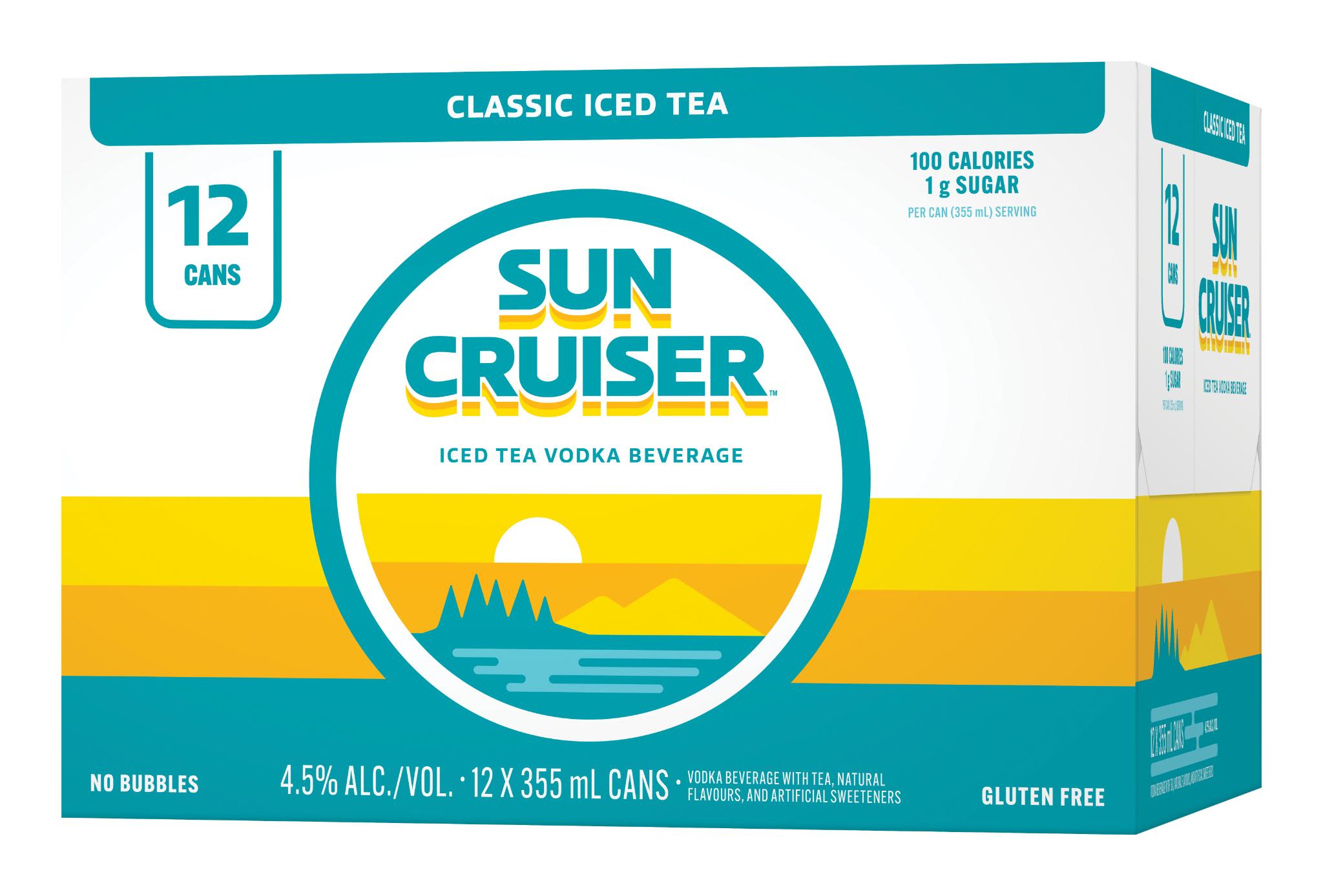 SUN CRUISER CLASSIC ICED TEA 355ML 12PK CAN