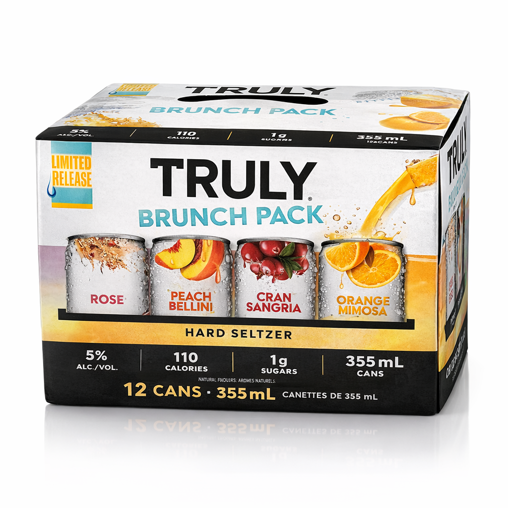 TRULY HARD SELTZER BRUNCH VARIETY 355ML 12PK CAN @ Kelowna [1071207]