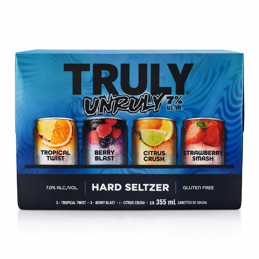 TRULY HARD SELTZER UNRULY 7% VARIETY 355ML 12PK CAN @ Kelowna [1071208]