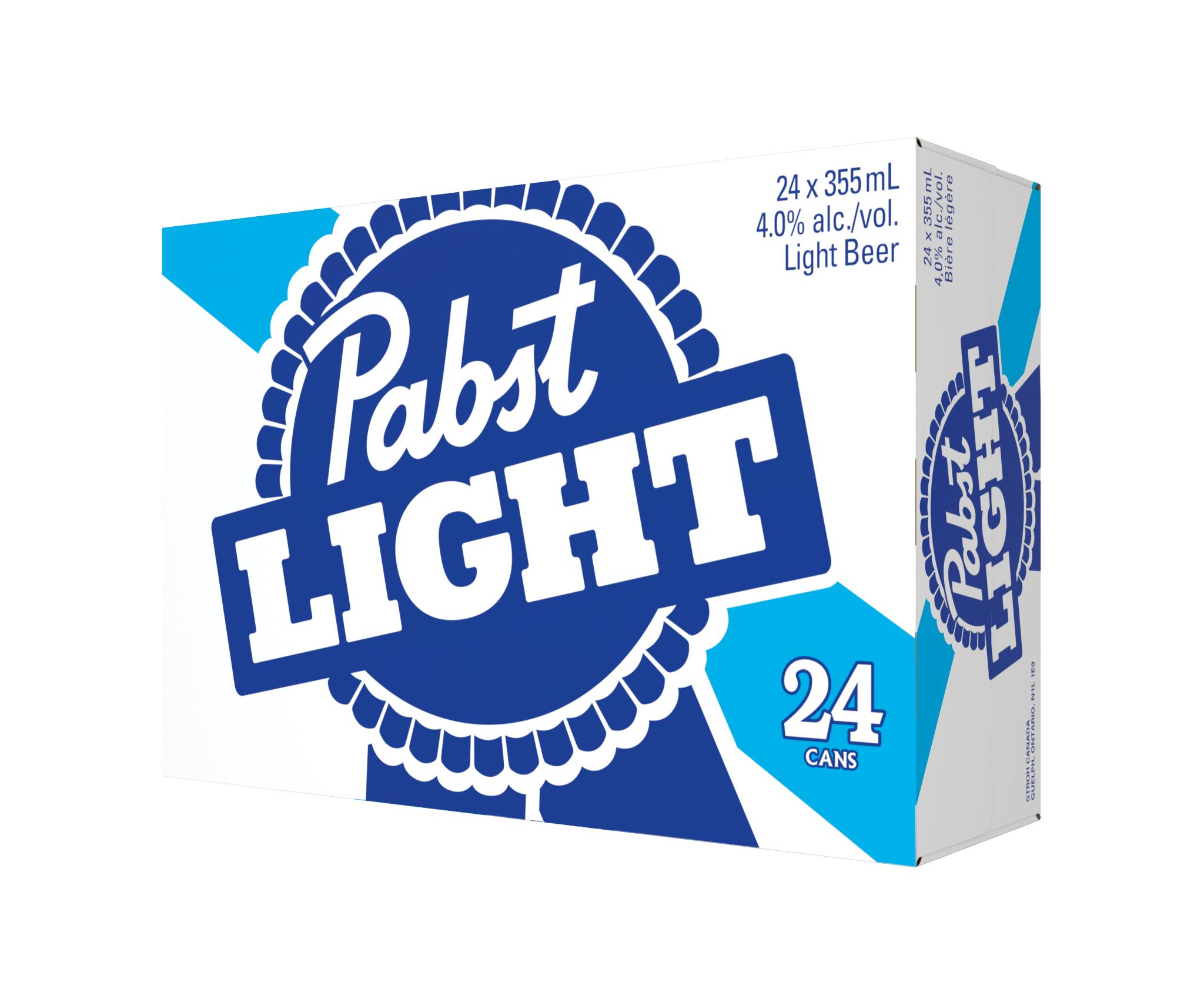 PABST LIGHT 355ML 24PK CAN