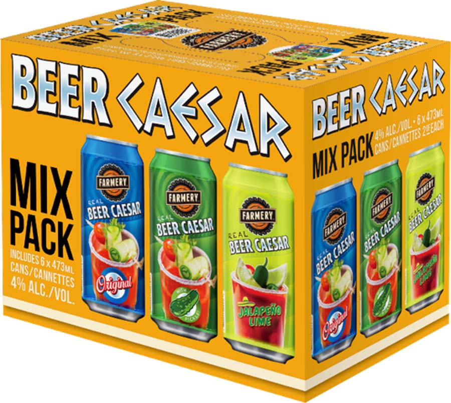 FARMERY BEER CAESAR MIX PACK 473ML 6PK CAN