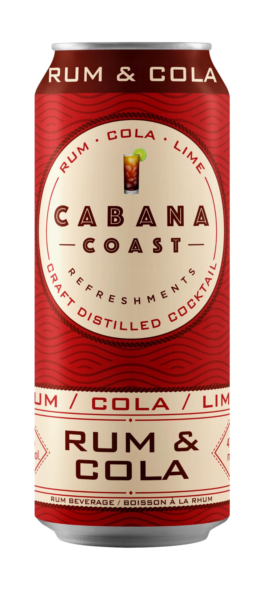 CABANA COAST RUM & COLA 473ML CAN
