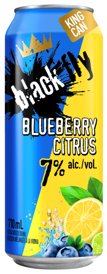 BLACK FLY VODKA BLUEBERRY CITRUS 710ML CAN