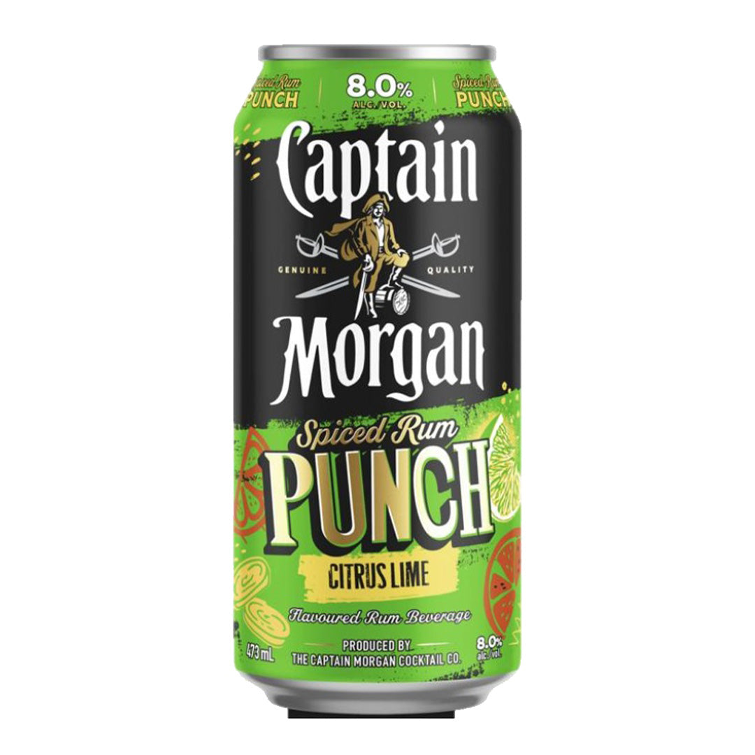 CAPTAIN MORGAN PUNCH CITRUS LIME 473ML CAN @ Kelowna [1071666]