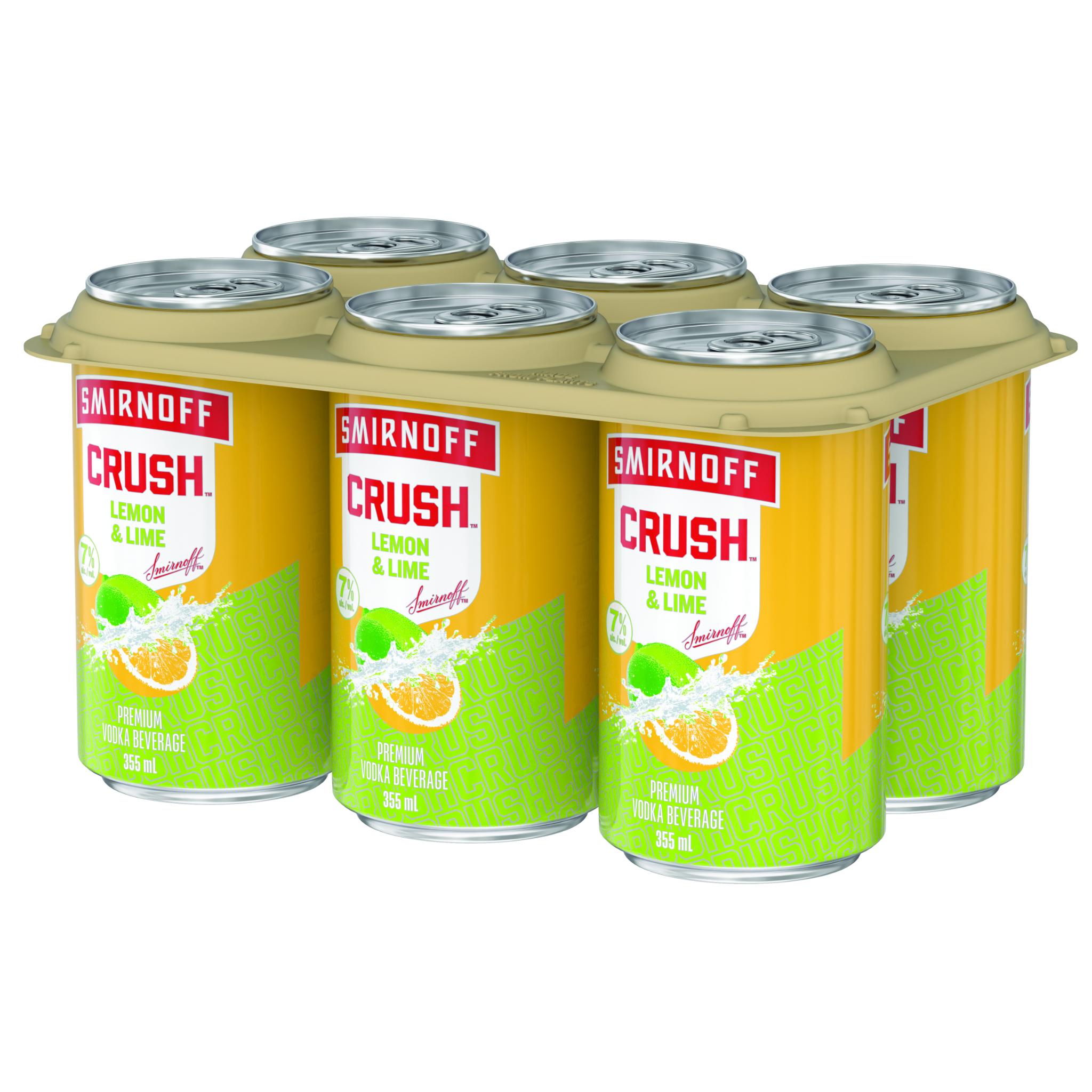 SMIRNOFF CRUSH LEMON & LIME 473ML CAN