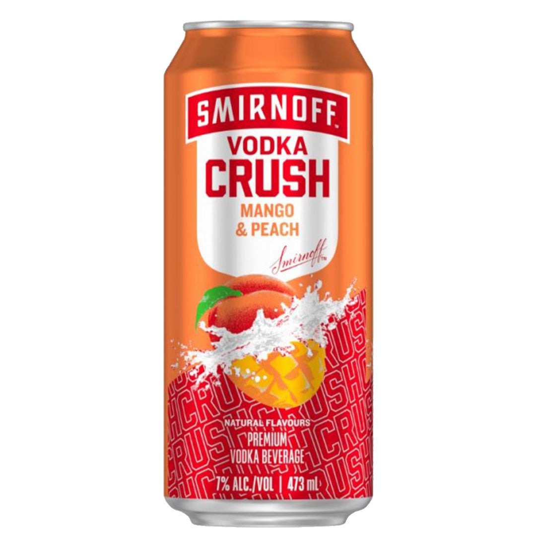 SMIRNOFF CRUSH MANGO & PEACH 473ML CAN
