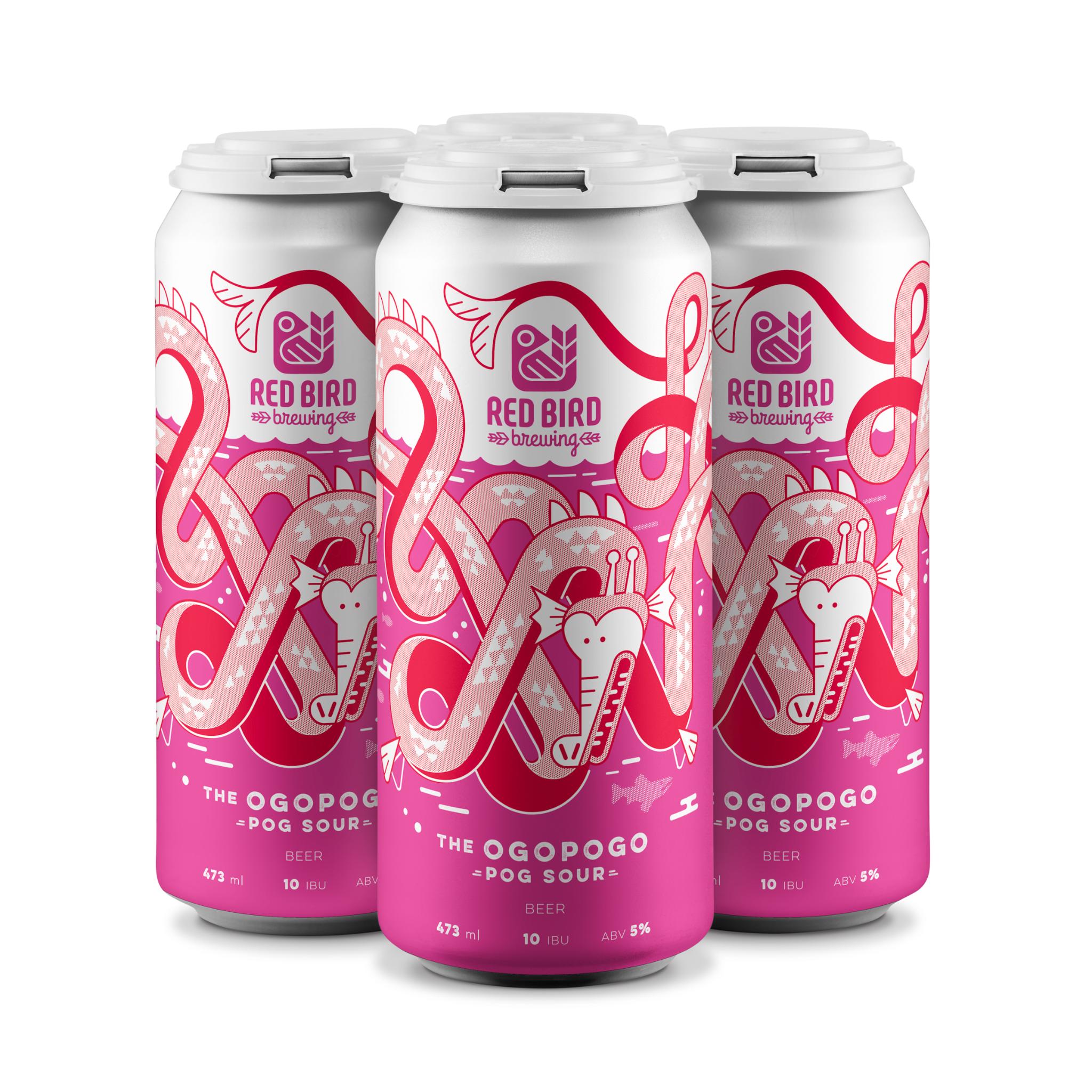 RED BIRD THE OGOPOGO POG SOUR 473ML 4PK CAN
