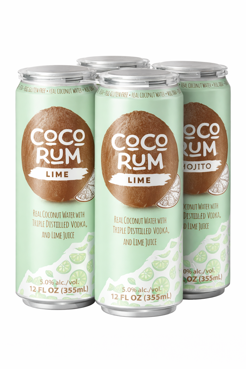 COCO VODKA LIME 355ML 4PK CAN