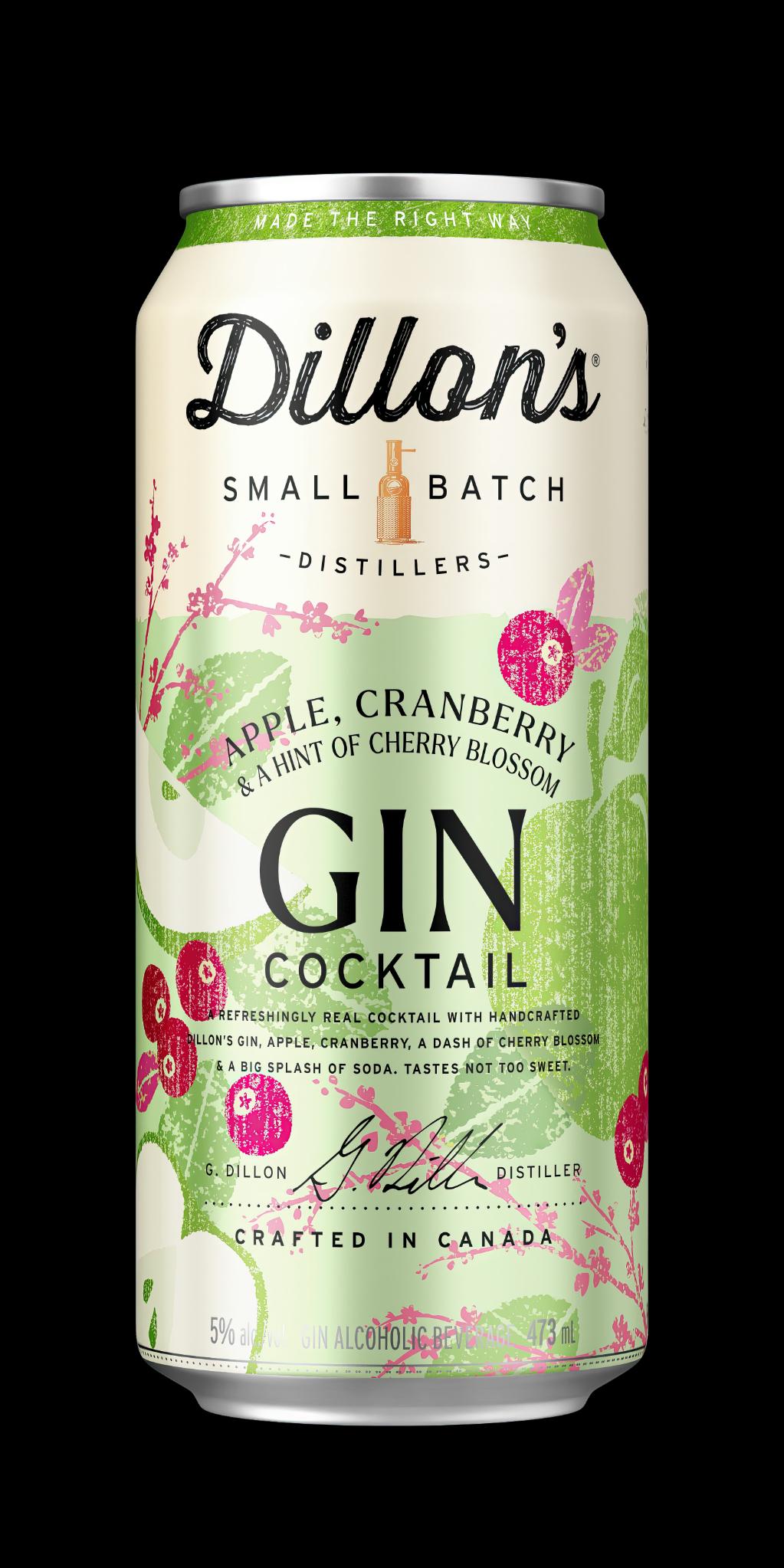 DILLONS APPLE CRANBERRY GIN COCKTAIL 473ML CAN