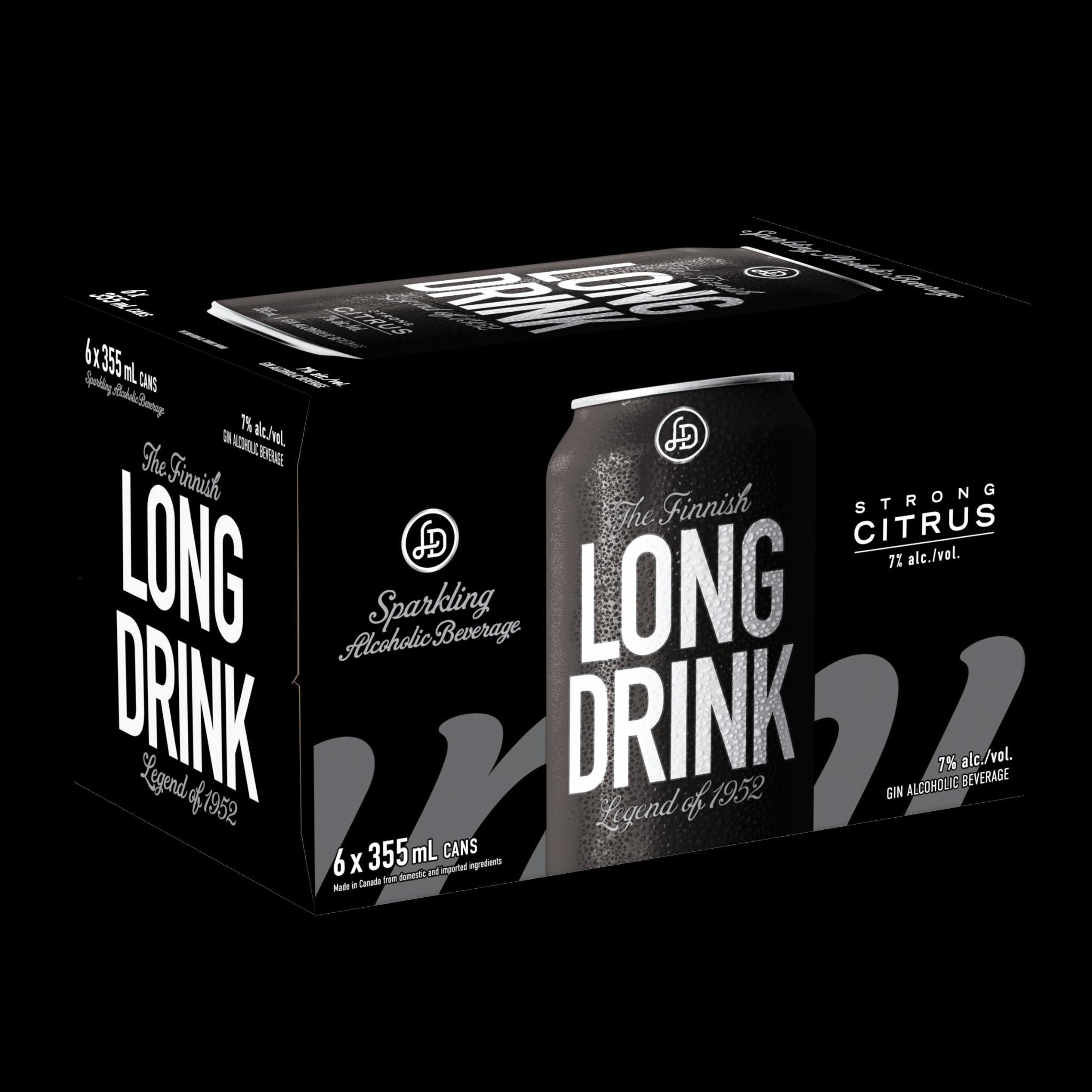 FINNISH LONG DRINK STRONG CITRUS 355ML 6PK CAN