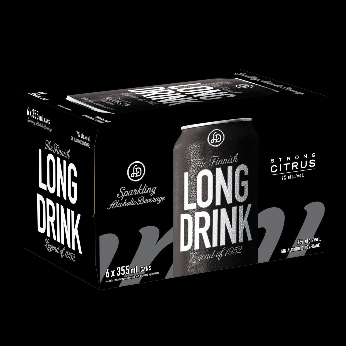 FINNISH LONG DRINK STRONG CITRUS 355ML 6PK CAN