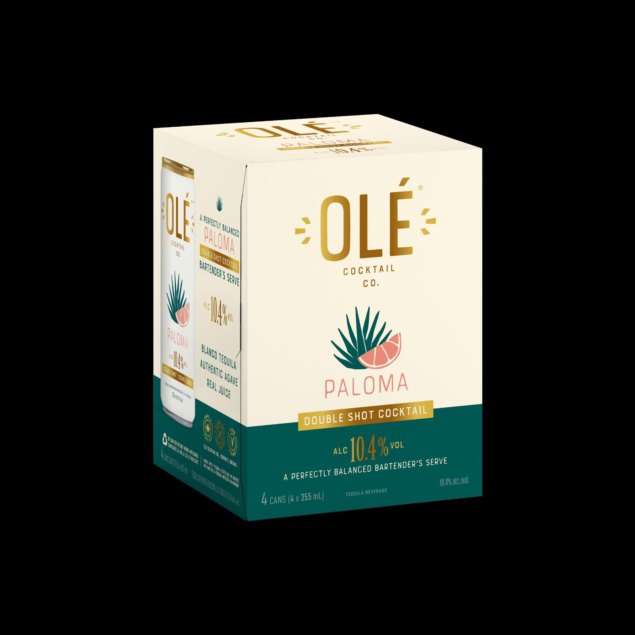 OLE COCKTAIL PALOMA DOUBLE SHOT 355ML 4PK CAN @ Kelowna [1071772]