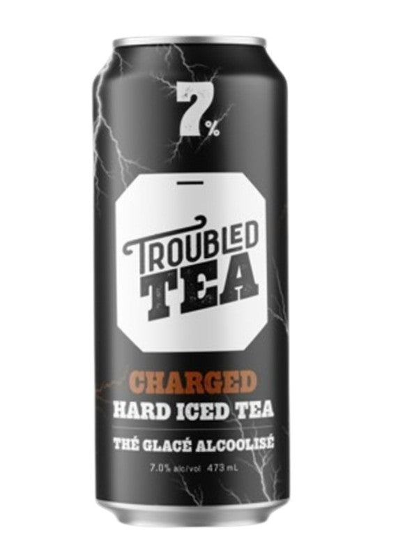 TROUBLED TEA CHARGED HARD ICED TEA 473ML CAN