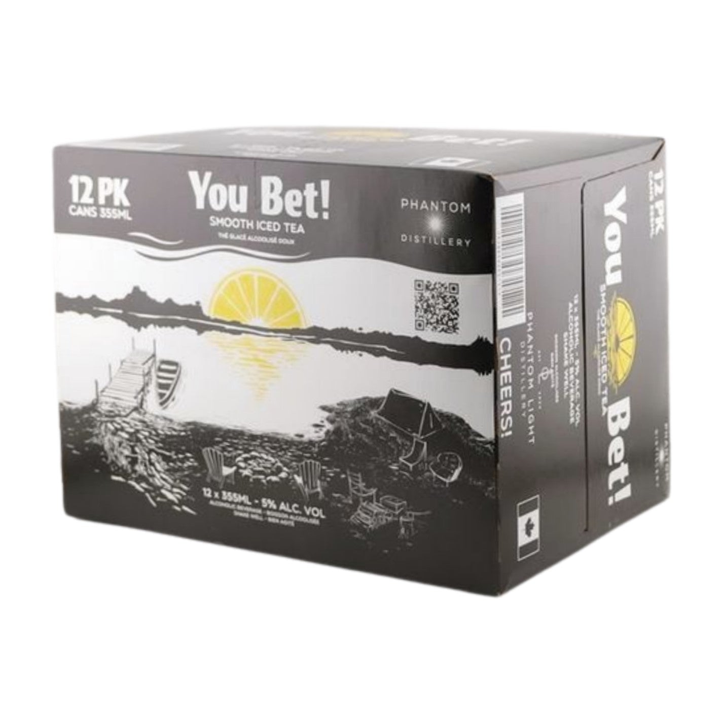 PHANTOM LIGHT YOU BET! SMOOTH ICED TEA 355ML 12PK CAN