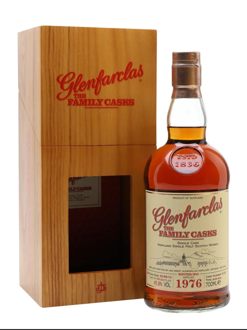 GLENFARCLAS FAMILY CASK 1976 CASK 3110 W15 700ML