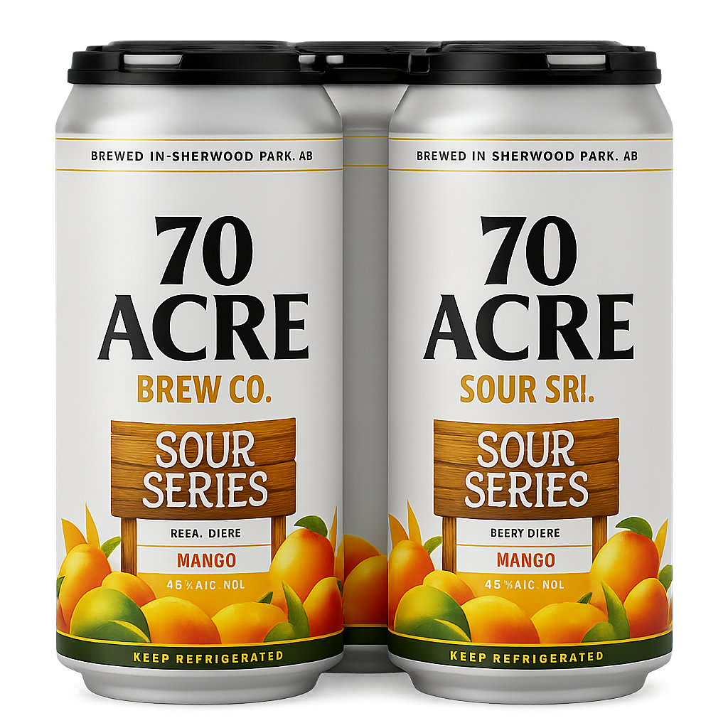 70 ACRES MANGO SOUR 473ML 4PK CAN
