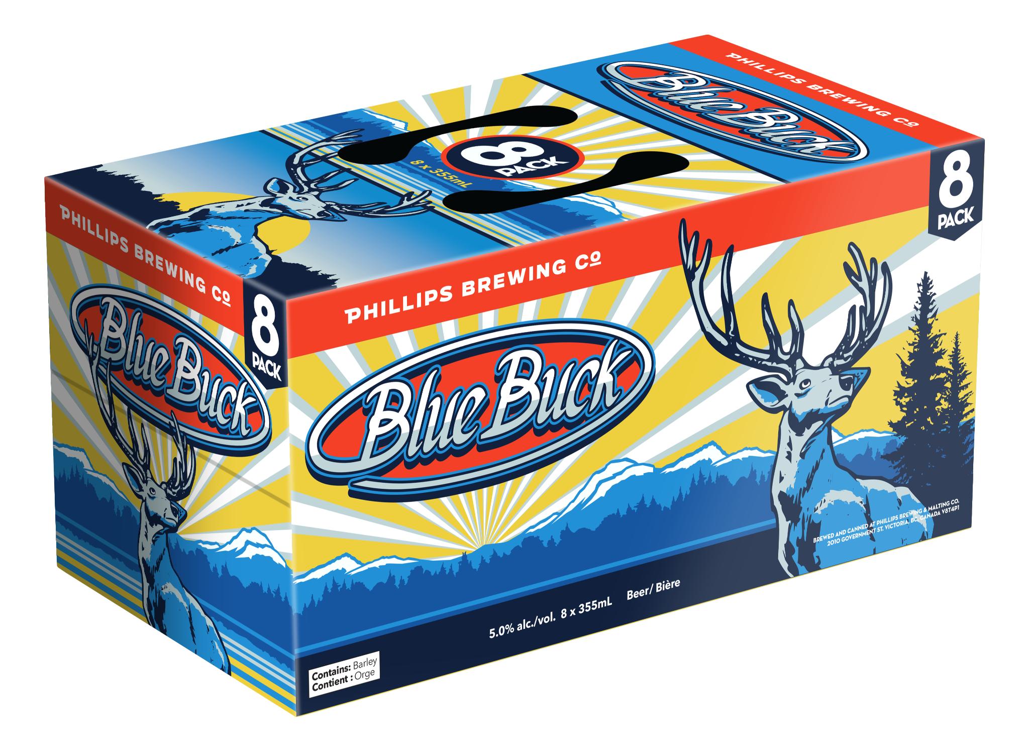 PHILLIPS BLUE BUCK ALE 355ML 8PK CAN