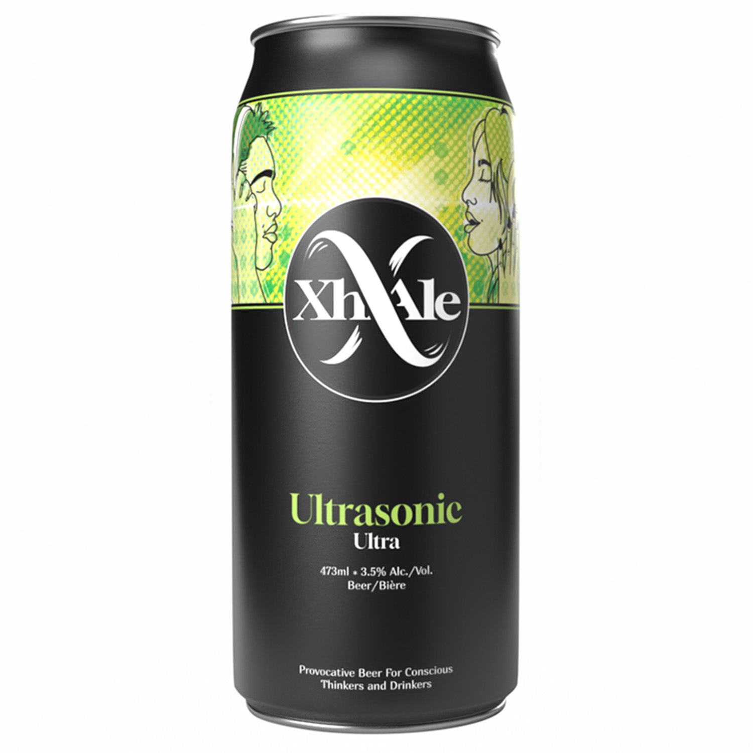 XHALE ULTRASONIC LIGHT LAGER 473ML 4PK CAN