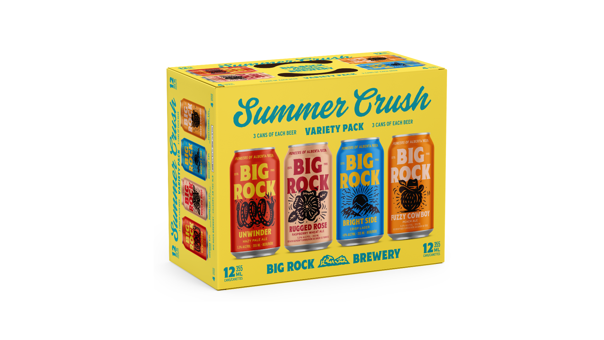 BIG ROCK SUMMER CRUSH MIXED PACK 355ML 12PK CAN