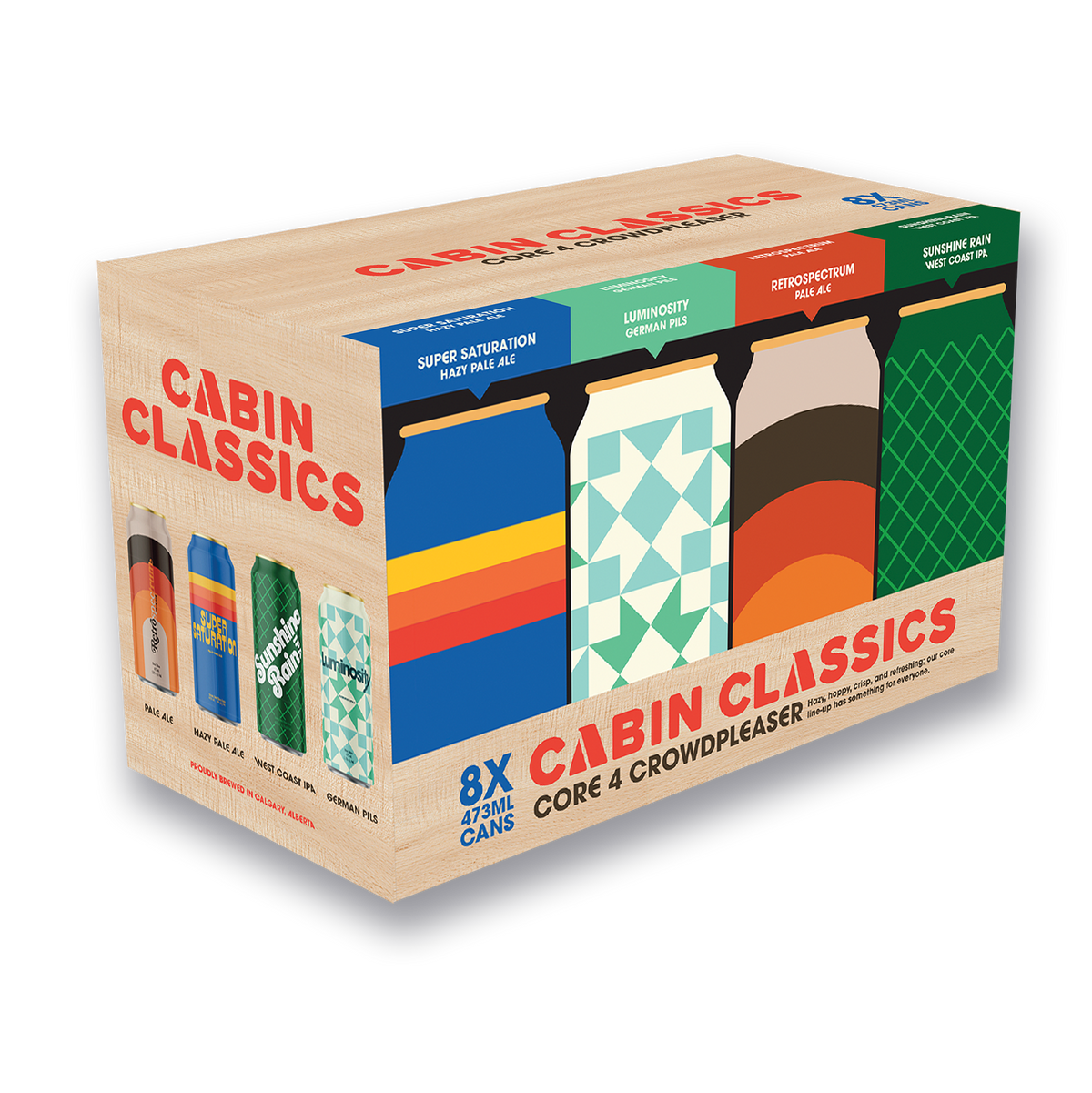 CABIN CLASSICS CORE 8C MIX PACK 473ML 8PK CAN @ Southgate [1074888]
