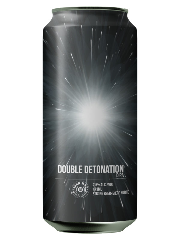 IRON HAT DOUBLE DETONATION 473ML 4PK CAN
