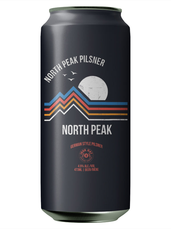 IRON HAT NORTH PEAK PILSNER 473ML 4PK CAN @ Windermere [1074895]